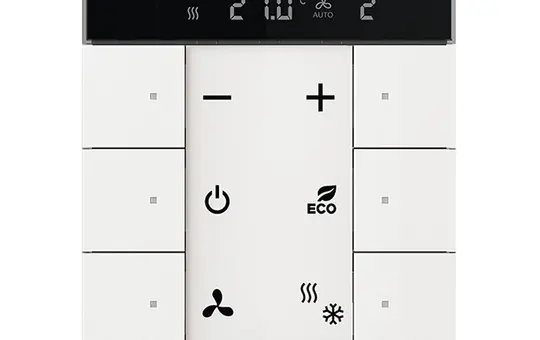 BUSCH-JAEGER SBC/U6.0.11-84 KNX-RTR Tenton 6-fold, CO2/humidity sensor | studio white