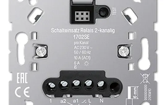 JUNG 1702SE relay insert 2-fold