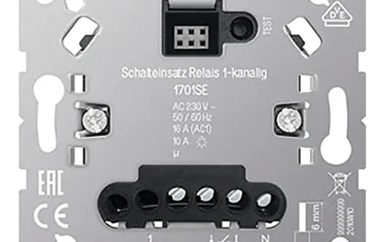 JUNG 1701SE relay insert 1-fold