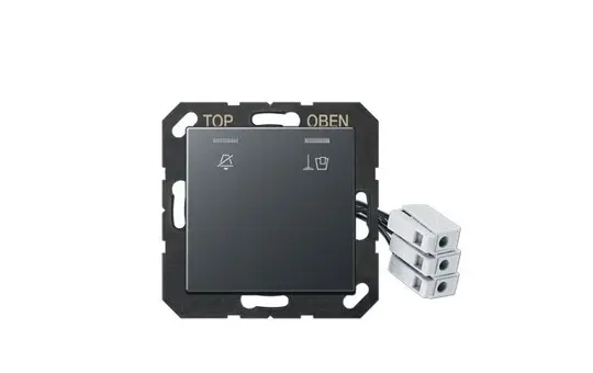 JUNG ACUKO5M230ANM hotel cover with LED unit series A 230V | anthracite matt