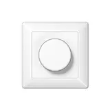 JUNG AS5544.03VWW rotary dimmer complete series AS RL, LED, 200W | alpine white