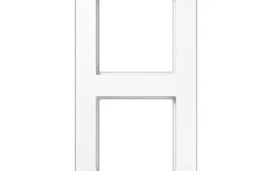 JUNG AF582BFWW cover frame A flow 2-fold | alpine white