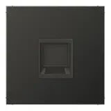 JUNG AL1969-15WEAN Modular Jack Cover Series LS 1-fold, for cables | anthracite