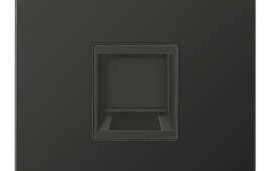 JUNG AL1969-15WEAN Modular Jack Cover Series LS 1-fold, for cables | anthracite