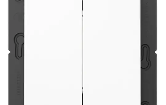 JUNG BLEA595WW wireless pushbutton sensor BLE series A 4-fold | alpine white