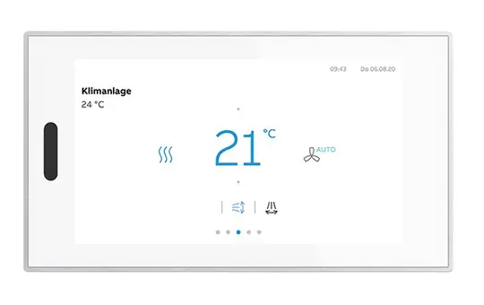 BUSCH-JAEGER RT/U30.0.11-811 KNX touch panel white glass | 5 Zoll