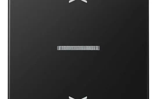 JUNG FMA1700BFPSWM eNet radio control button arrows series A 1-fold, thermoplastic | graphite black matt