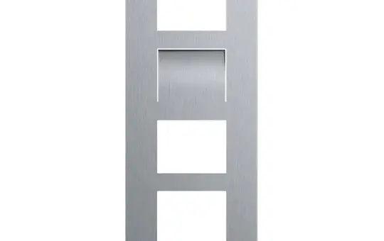 BUSCH-JAEGER 41384CF-S-03 front panel video welcome Gr. 1/4 | stainless steel