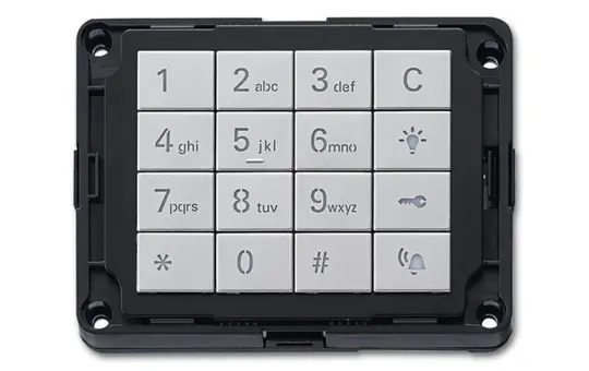 BUSCH-JAEGER 83171-660-101 expansion module Welcome Keyboard module, standalone capable | stainless steel