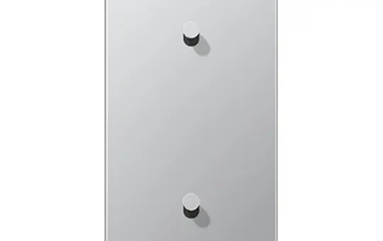 JUNG AL12-20K0 cover rocker arm "cone" series LS 2-fold, 2-fold1 lever, vertical | aluminum