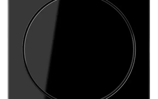 JUNG A1740BFSW rotary dimmer cover series A Thermoplastic | black