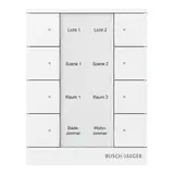 BUSCH-JAEGER SB-F-8.0.11-84 f@h pushbutton sensor tenton 8-fold | studio white
