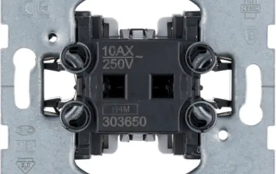 BERKER 303650 rocker switch Changeover switch, without claws