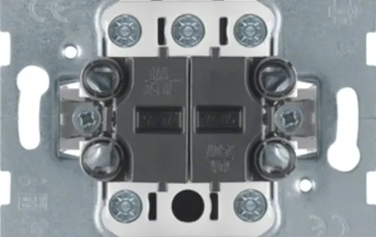 BERKER 503404 rocker switch 4 closers, middle position