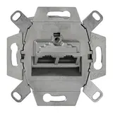 BUSCH-JAEGER 0218/12-101 network socket 2-fold, Cat.6a