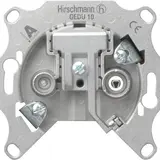 GIRA 004100 antenna socket 2-fold, universal, pass-through, 10 dB