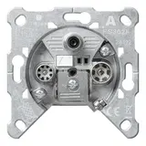 GIRA 093700 antenna socket 3-fold, SAT, stitch, 2 dB