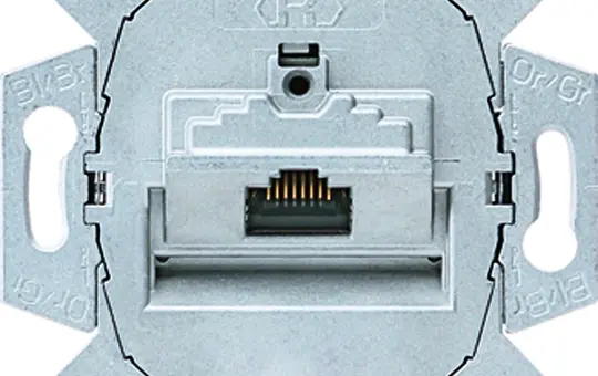 JUNG UAE8UPOK6 network socket 1-fold, Cat.6a