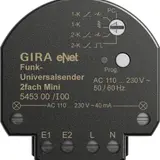 GIRA 545300 eNet universal transmitter 2-fold