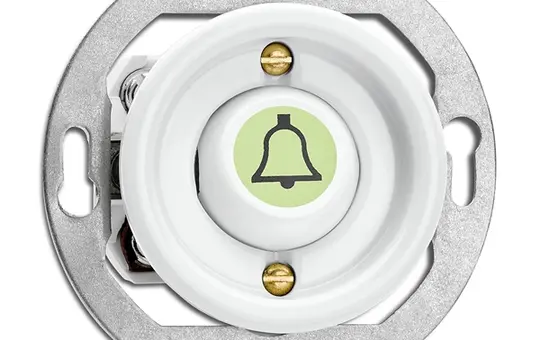 THPG 100979 Rocker button with porcelain labeling Closer, bell, luminous