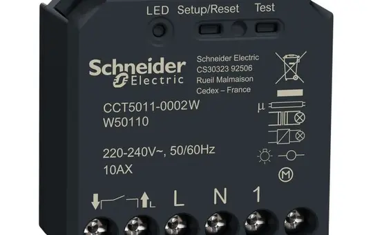 SCHNEIDER CCT5011-0002W Wiser switching actuator 1x
