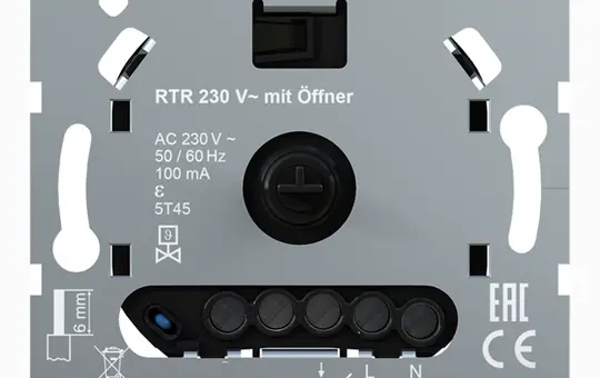 GIRA 247000 room temperature controller NC contact, 230 V