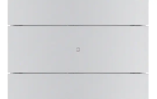 BERKER 75163594 KNX pushbutton sensor B.IQ 3-fold, comfort | anodized aluminum