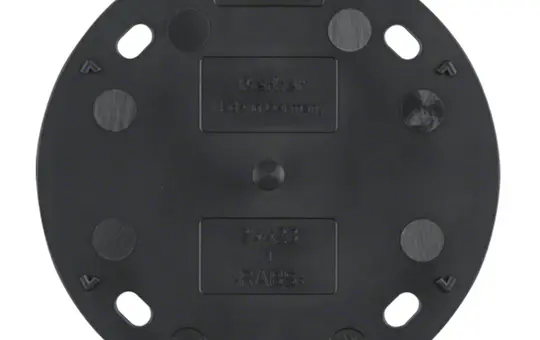 BERKER 133111 base plate series 1930 1-fold | shiny black