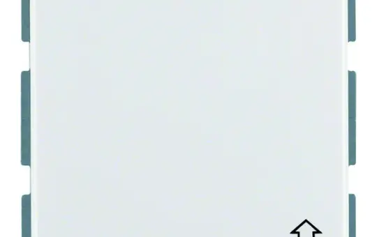 BERKER 471609 SCHUKO socket for UP IP44 Touch protection, hinged lid | polar white glossy