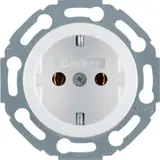 BERKER 4755 SCHUKO socket 1930 Touch protection | polar white glossy