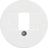 BERKER 1040 telephone cover series 1930 standard | polar white glossy