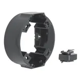 BERKER 100101 surface-mounted frame series 1930 1-fold | shiny black