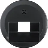 BERKER 140701 network cover series 1930 1-fold | shiny black