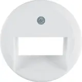 BERKER 1409 network cover series 1930 2-fold | polar white glossy