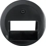 BERKER 140901 network cover series 1930 2-fold | shiny black