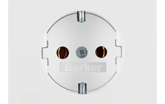BERKER 47157009 SCHUKO socket K standard | polar white glossy