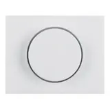 BERKER 11357009 rotary dimmer cover K.1/K.5 standard | polar white glossy