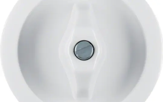 BERKER 1647 central piece with toggle 1930 plastic | polar white glossy