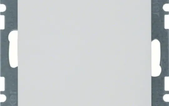 BERKER 10098989 blind cover S.1/B.3/B.7 without claws | polar white glossy