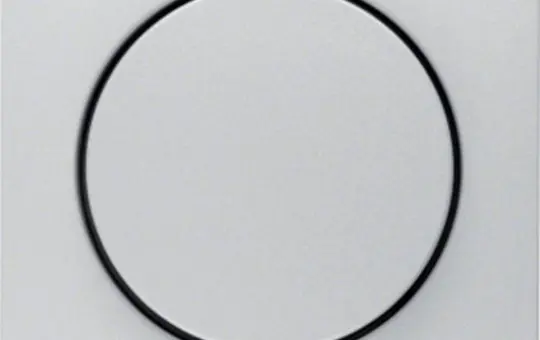 BERKER 11371404 rotary dimmer cover S.1/B.3/B.7 standard | matt aluminum