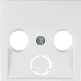 BERKER 12031909 antenna cover S.1/B.3/B.7 2/3 times | polar white matt