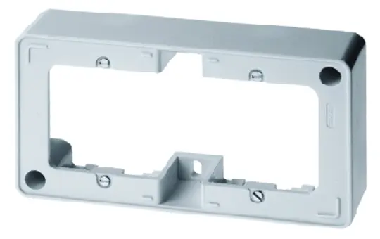 BERKER 10300069 surface-mounted frame Arsys 2-fold | polar white glossy