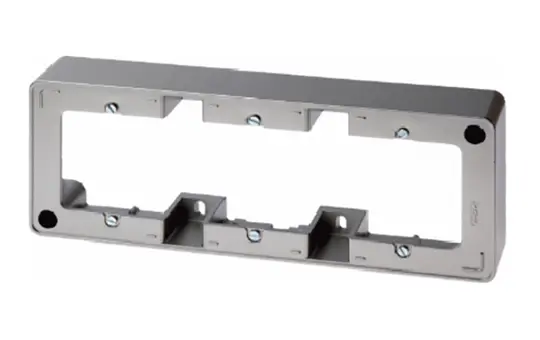 BERKER 10319004 surface-mounted frame Arsys 3-fold | painted stainless steel