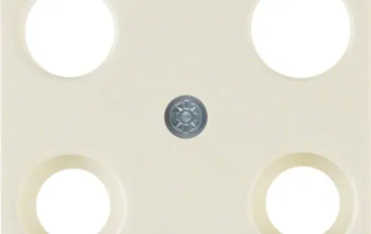 BERKER 148302 antenna cover Arsys 4-fold, standing straight | matt aluminum