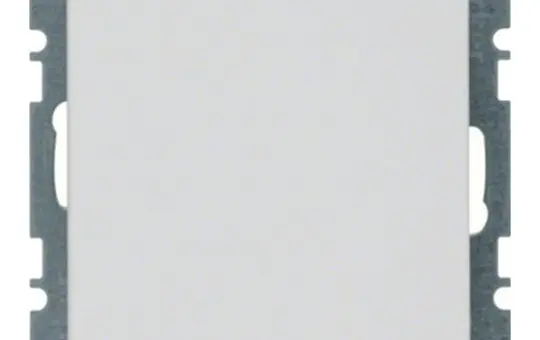 BERKER 10096089 Blind cover Q.1/Q.3 standard | polar white velvet