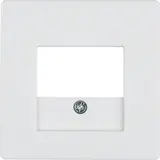 BERKER 10336089 phone cover series Q standard | polar white velvet