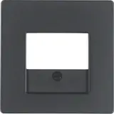 BERKER 10336086 Phone Cover Series Q standard | anthracite velvet