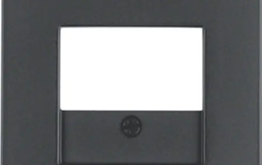 BERKER 10336086 Phone Cover Series Q standard | anthracite velvet