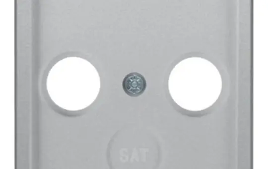 BERKER 12036084 antenna cover Q.1/Q.3 2/3 times | aluminum velvet