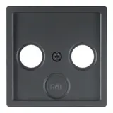 BERKER 12036086 antenna cover Q.1/Q.3 2/3 times | anthracite velvet